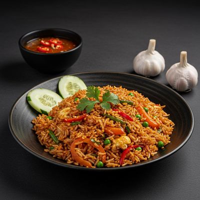Fried Rice Chilli Garlic Veg